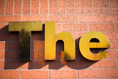 The .